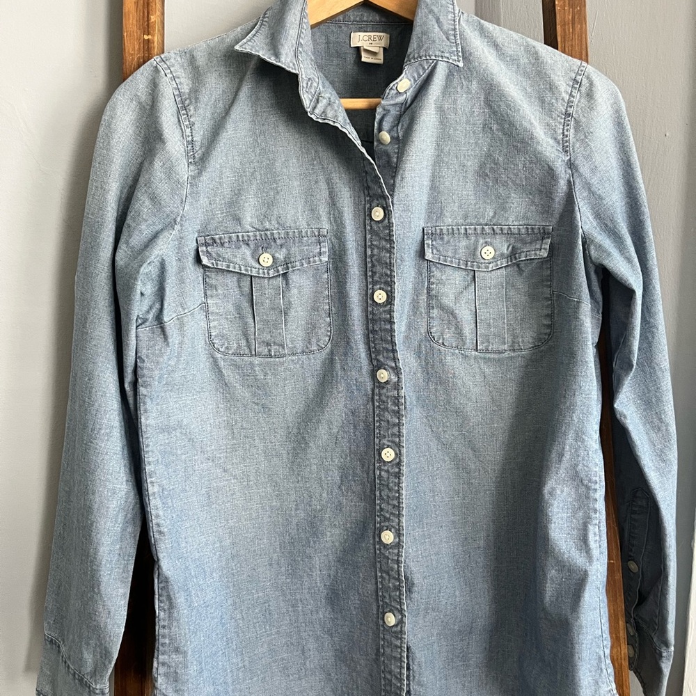 J. Crew Women’s Blue Denim Shirt